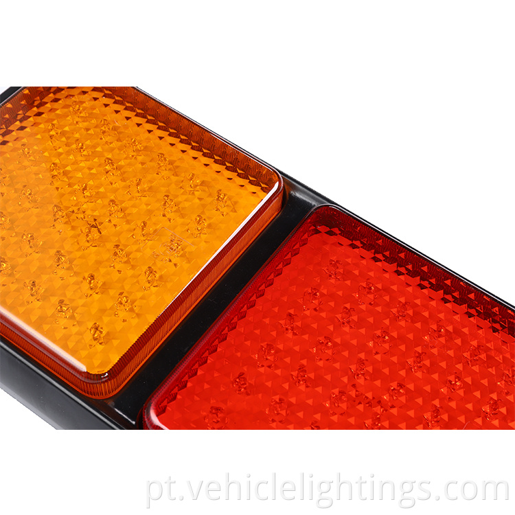 Indicador de combinação de caminhão LED Stop cauda de iluminação reversa Lâmpada traseira LED para caminhão